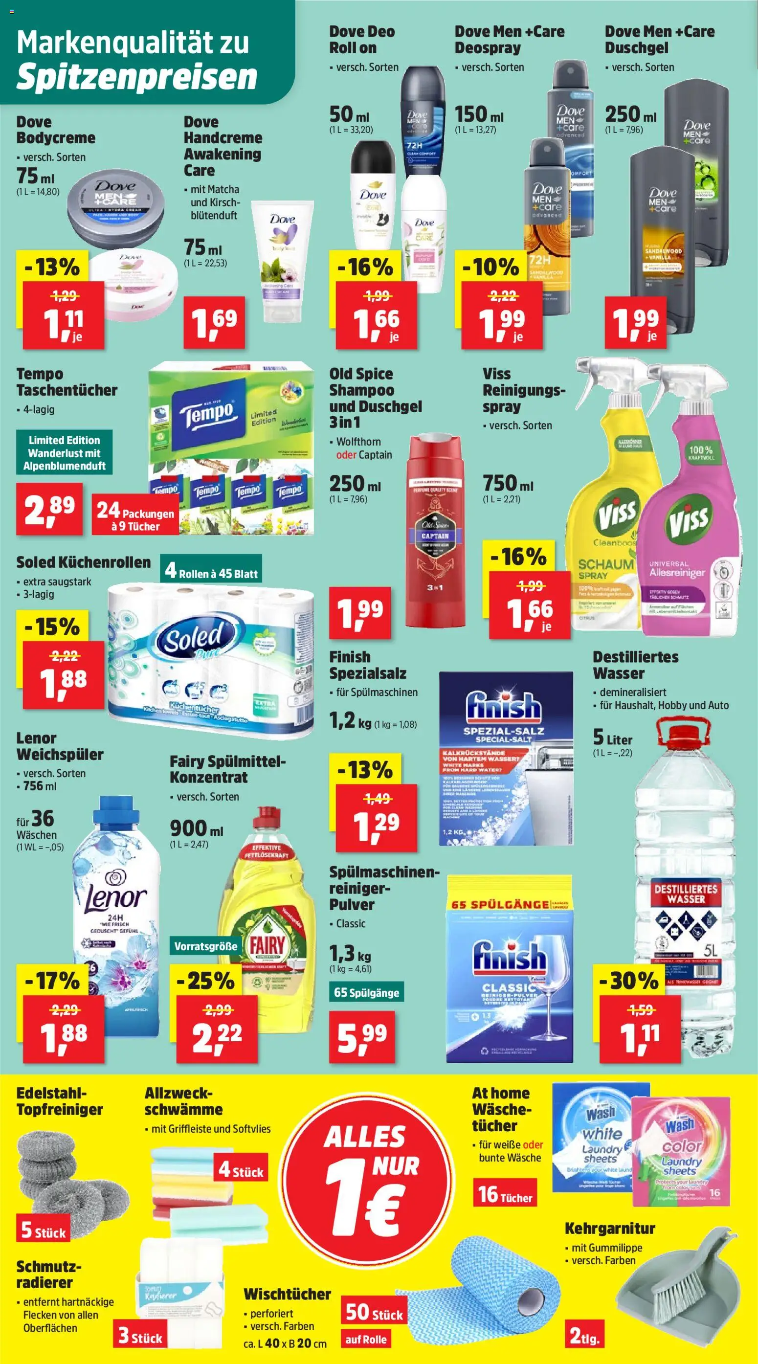Thomas Philipps Prospekt – gültig ab 13.07.2026 | Seite: 12 | Produkte: Finish, Handcreme, Duschgel, Tempo