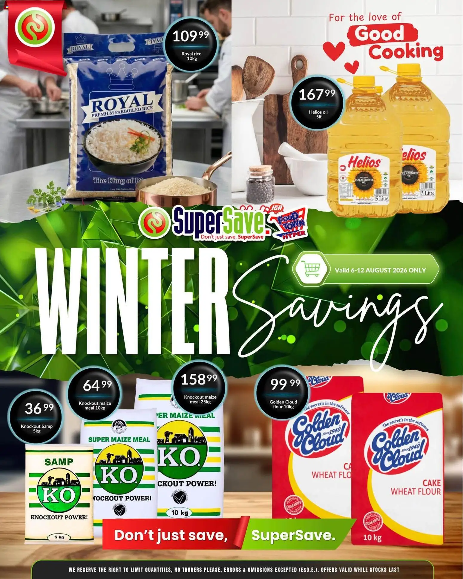 New Super Save catalogue – valid from 06/08/2026 | Page: 5 | Products: Cake, Flour, Maize meal, Rice