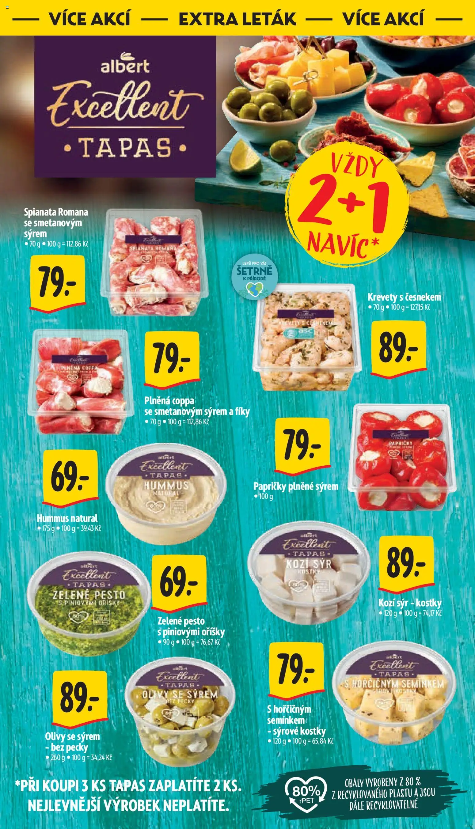 Albert leták - Supermarket od 20.05.2026 | Strana: 38 | Produkty: Hummus, Oříšky, Pesto, Krevety
