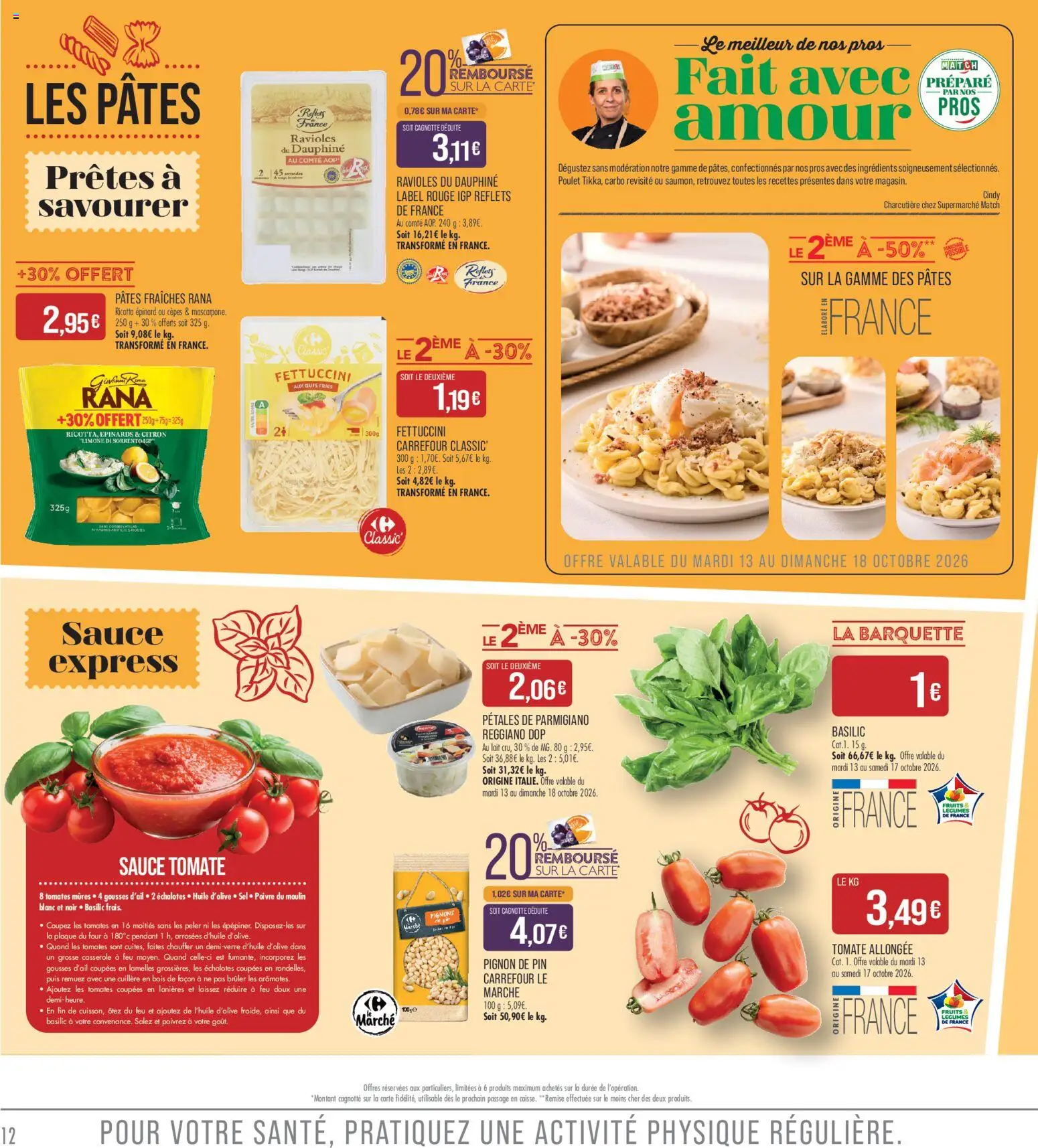 {H1} | Page: 12 | Produits: Four, Épinards, Pignon de pin, Casserole