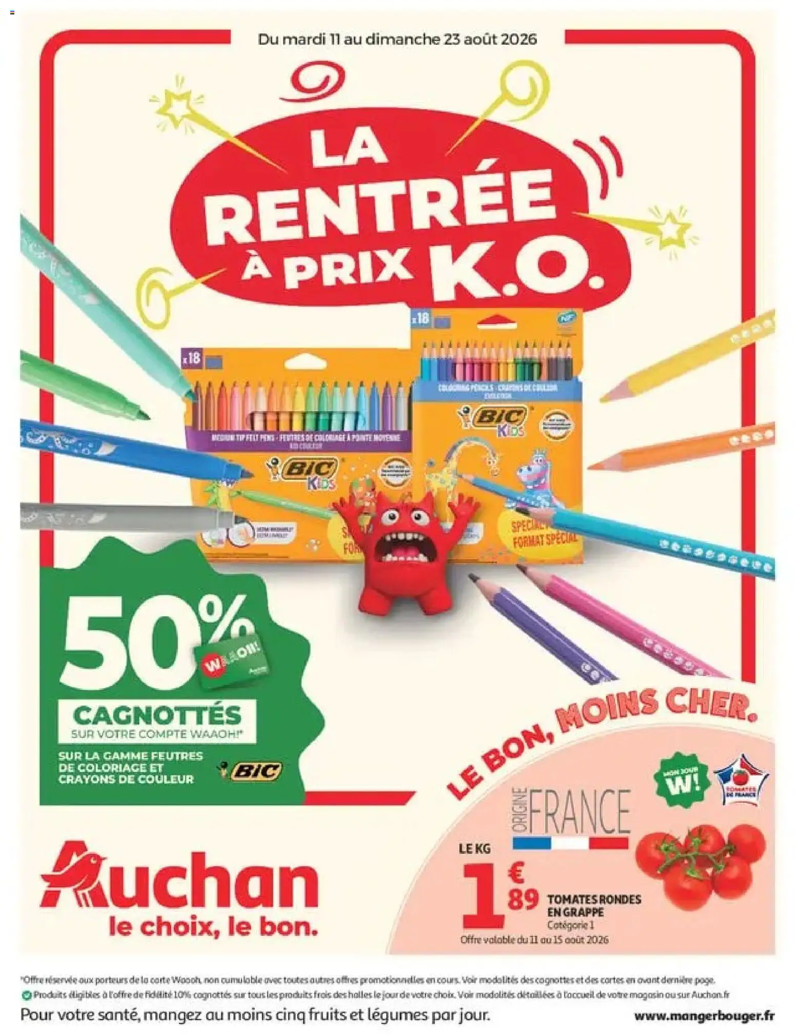 {H1} | Page: 1 | Produits: Fruits, Crayons de couleur, Tomates, Tomates rondes en grappe