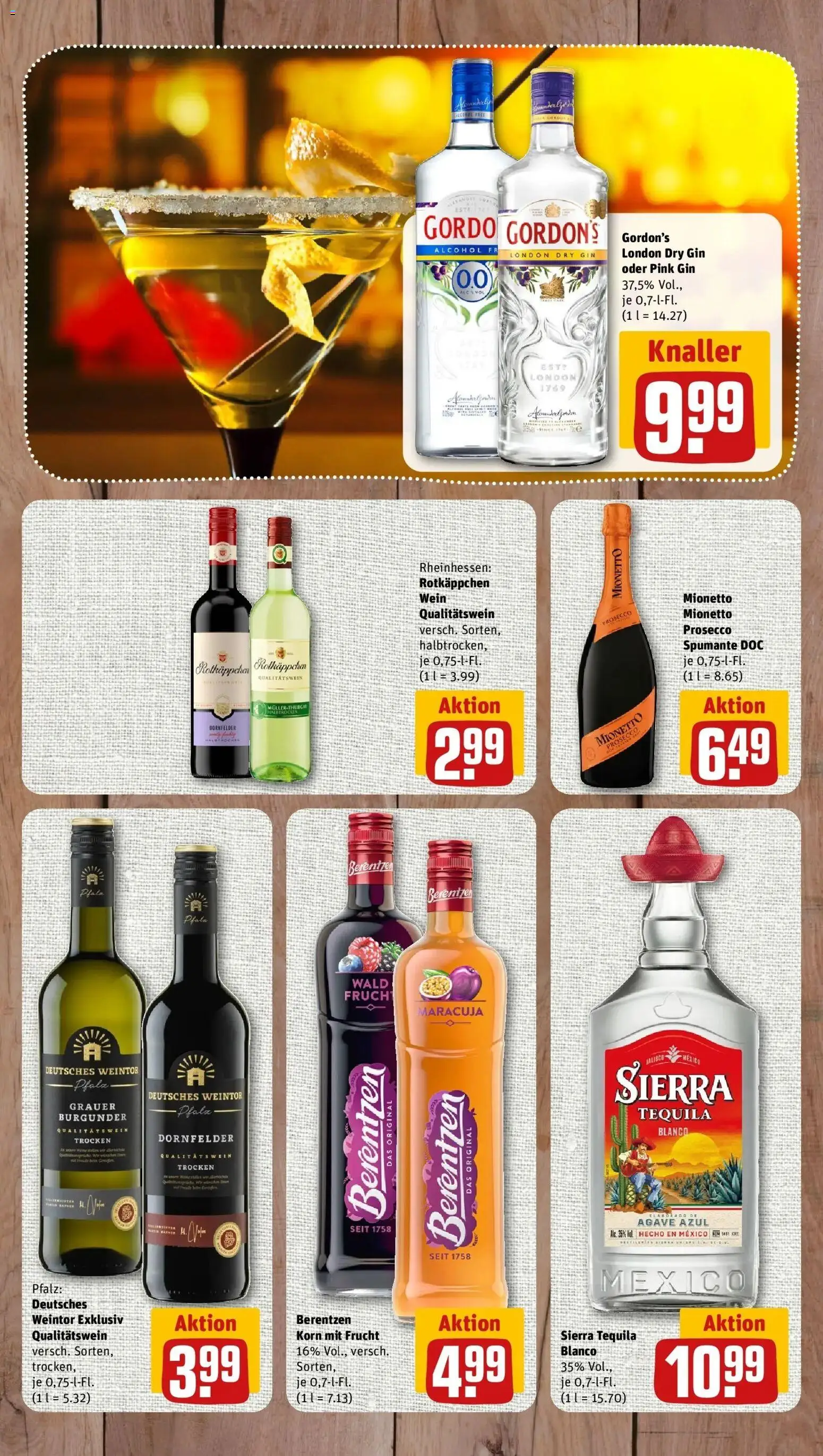 REWE Prospekt ab 17.08.2026 zum Blättern » Angebote | Seite: 8 | Produkte: Tequila, Rotkäppchen, Wein, Gin