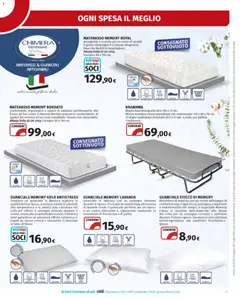 Anteprima del volantino Ipercoop volantino valido a partire dal 18/06/2026 | Pagina: 35 | Prodotti: Data, Lavanda, Materasso, Guanciale