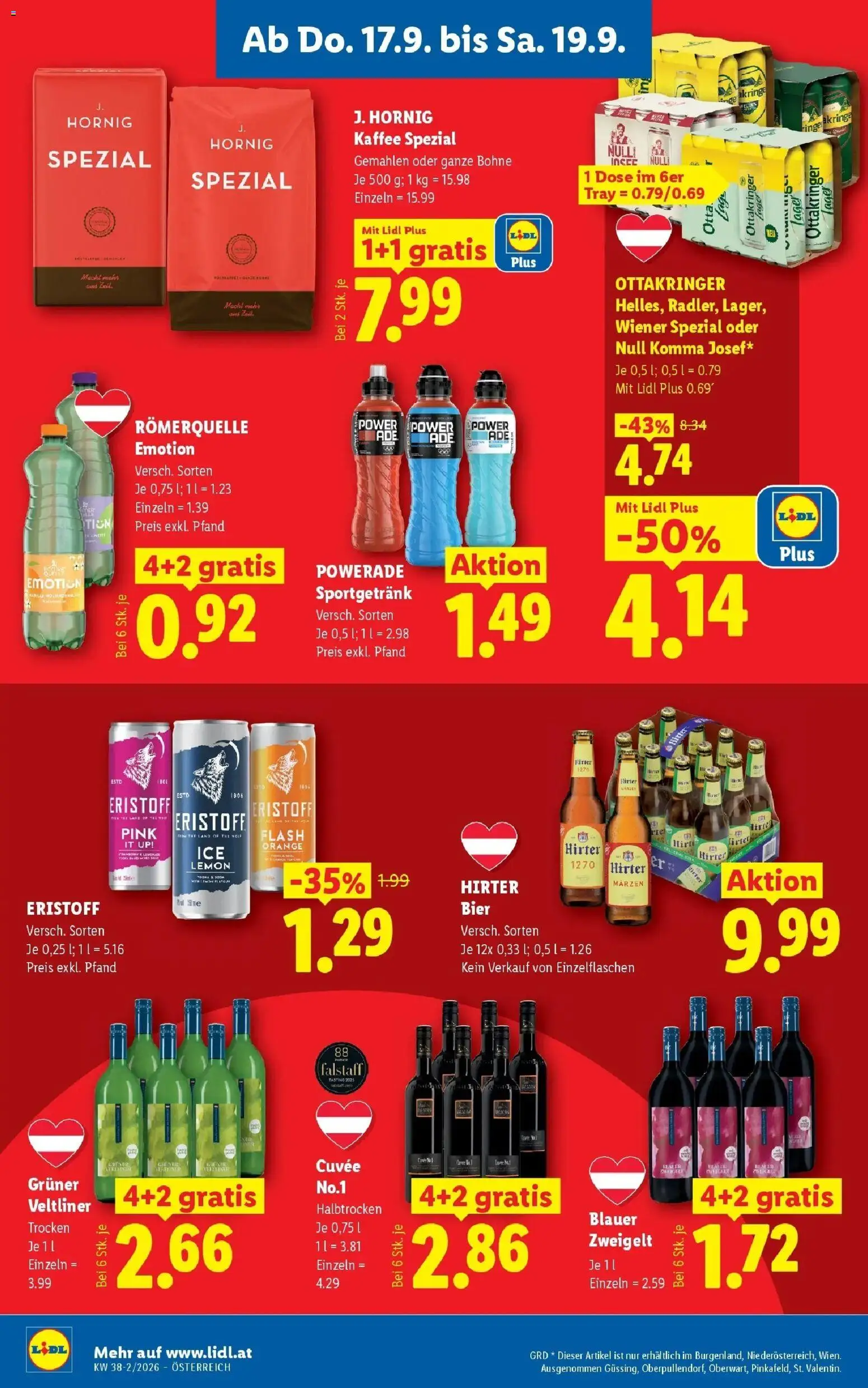 Lidl Flugblatt - Wien ab 17.09.2026 - Angebote ab donnerstag | Seite: 12 | Produkte: Bohne, Kaffee, Bier