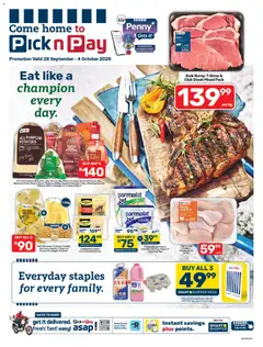 Pick n Pay specials catalogue – valid from 28/09/2026