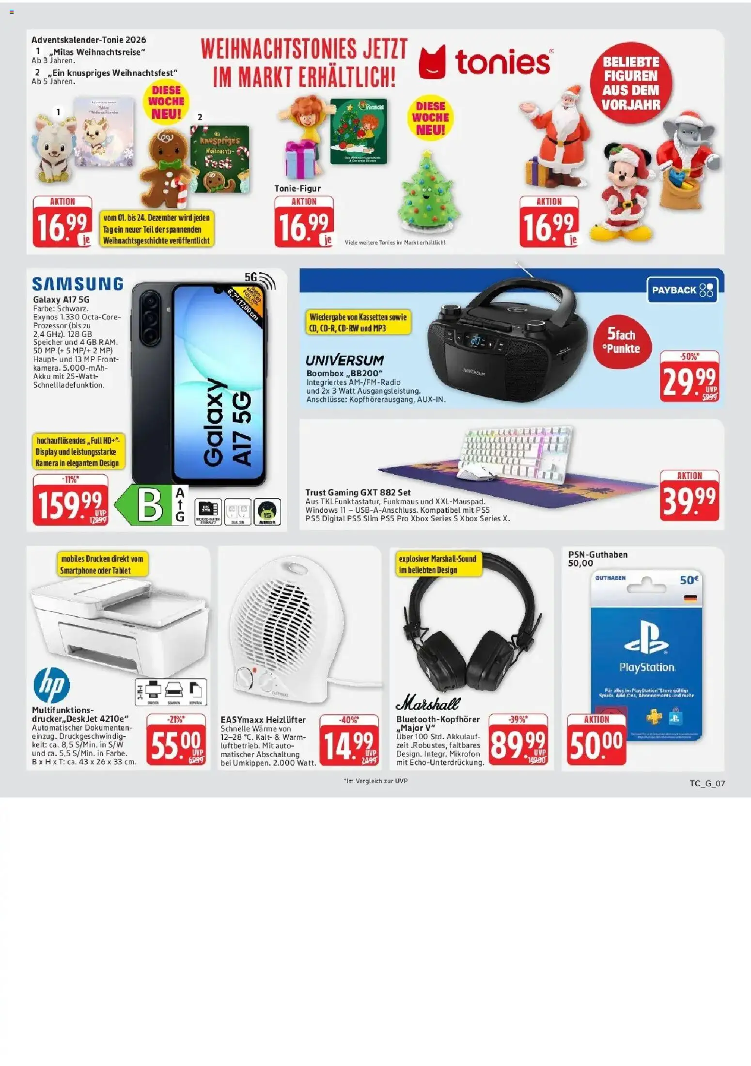 E center Prospekt Mainz-Weisenau (ab 05.10.2026) zum Blättern | Seite: 86 | Produkte: Playstation, Xbox, Samsung, Tablet