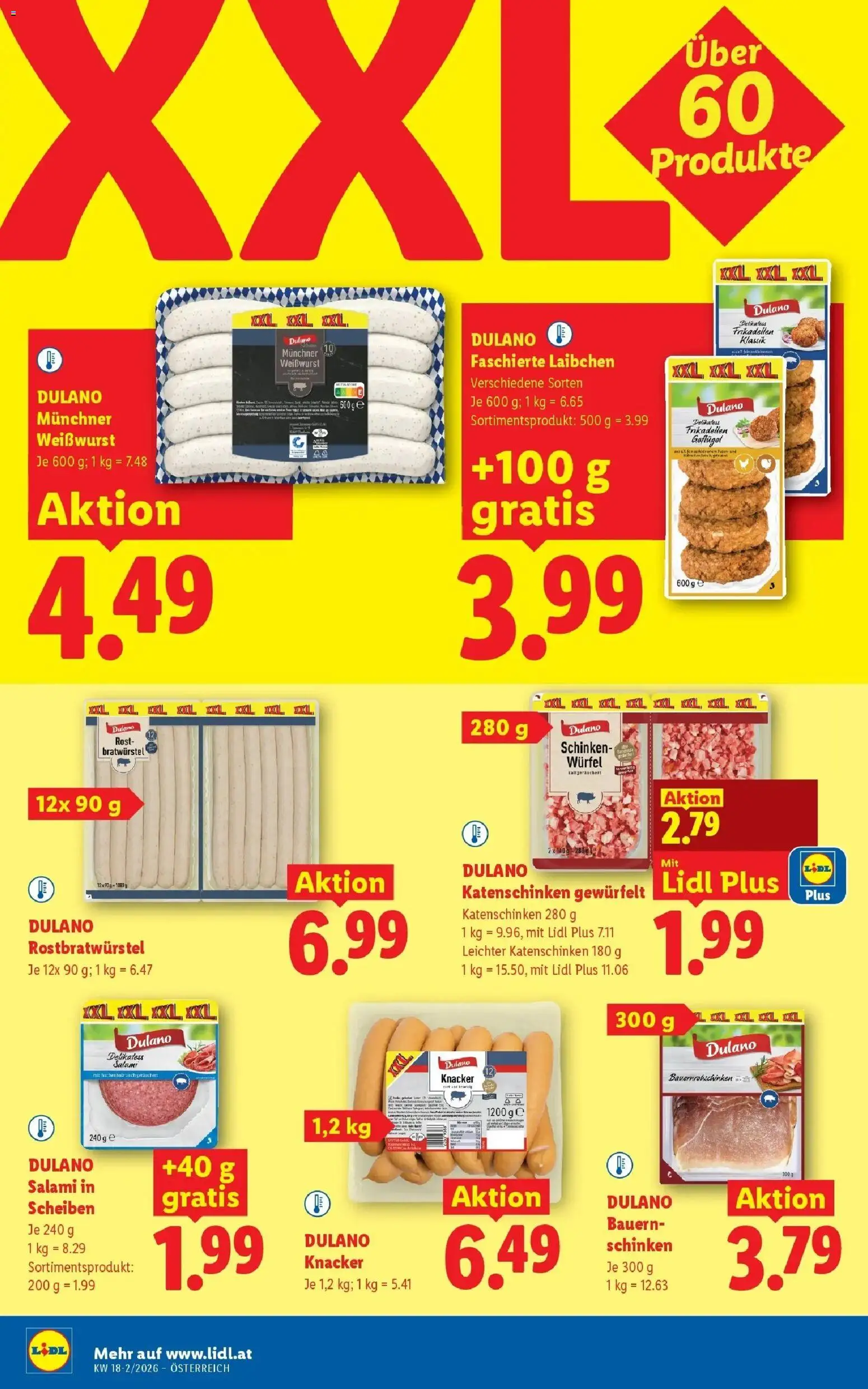 Lidl Flugblatt - Wien, Langenzersdorf, Zwettl gültig ab 30.04.2026 | Seite: 10 | Produkte: Salami, Schinken