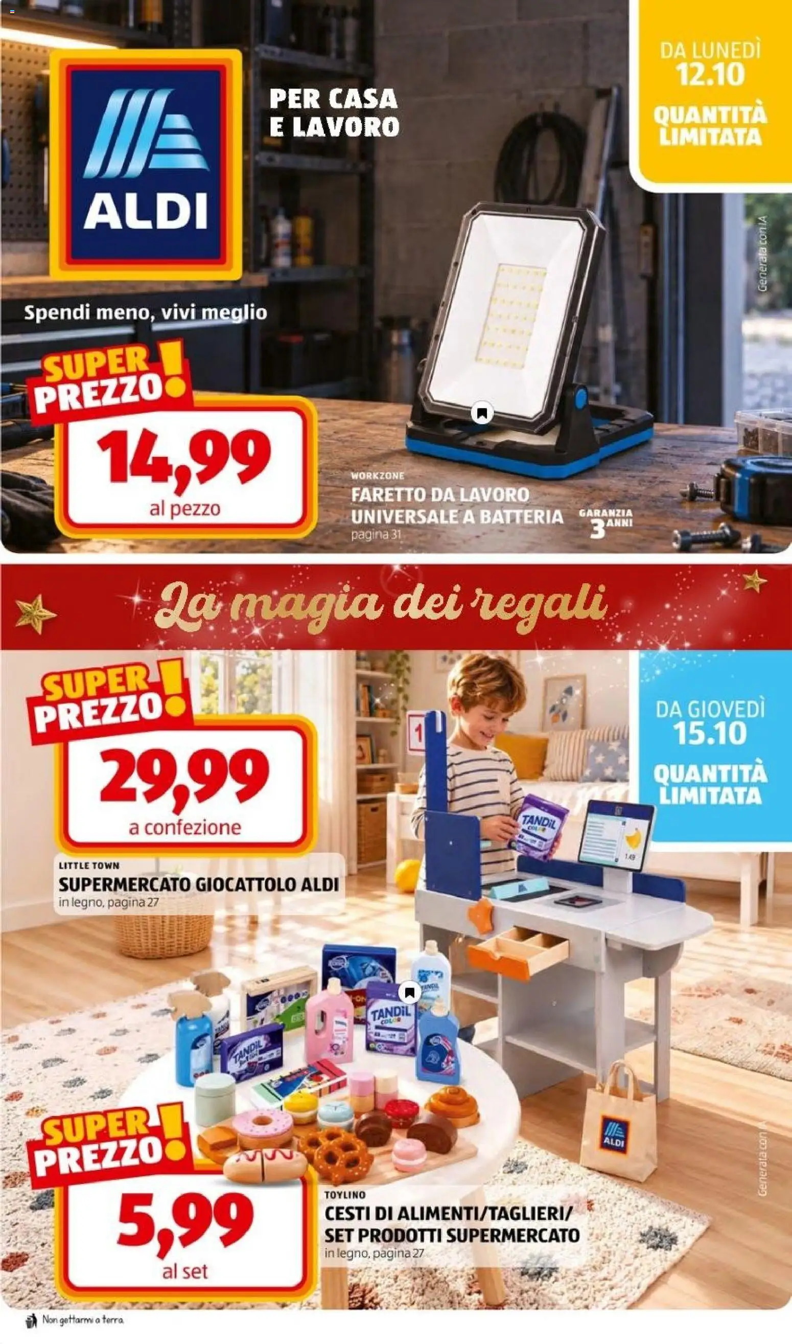 Volantino Aldi del 12/10/2026 | Pagina: 34