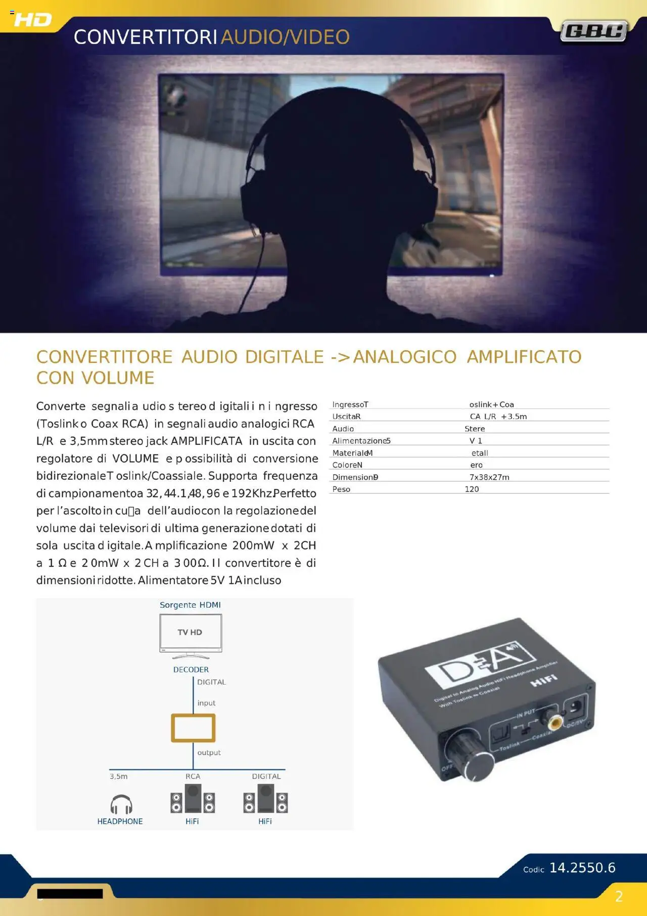 Volantino GBC del 16.10.2025 | Pagina: 27 | Prodotti: Decoder, Culla, TV, Audio