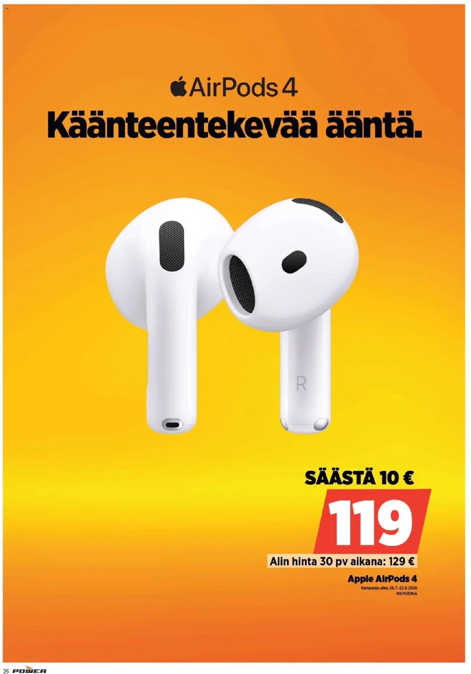Power tarjoukset – voimassa 10/08/2026 alkaen | Sivu: 26