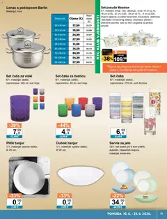 KTC - Katalog tehnike i posuđa - Pregled kataloga iz trgovine KTC, vrijedi od 10.06.2026 | Stranica: 15 | Proizvodi: Viski, Lonac