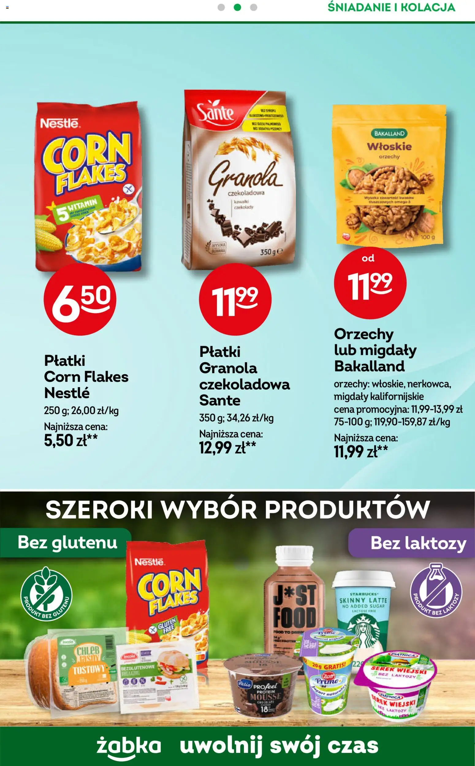 Żabka gazetka - Codzienne produkty od 01.07.2026 | Strona: 11 | Produkty: Bez laktozy, Serek, Serek wiejski, Chleb