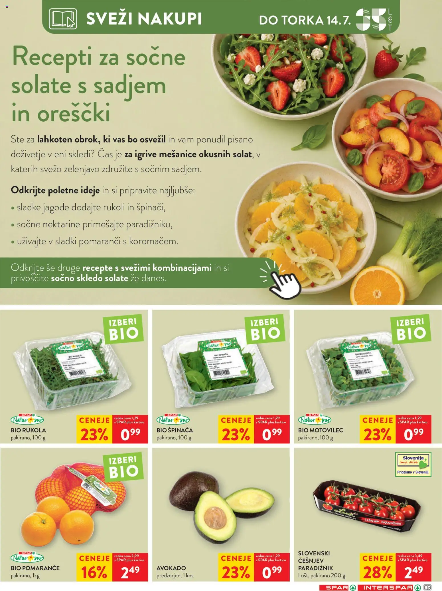 Novi Spar katalog ponudbe – veljaven od 08.07.2026 | Stran: 14