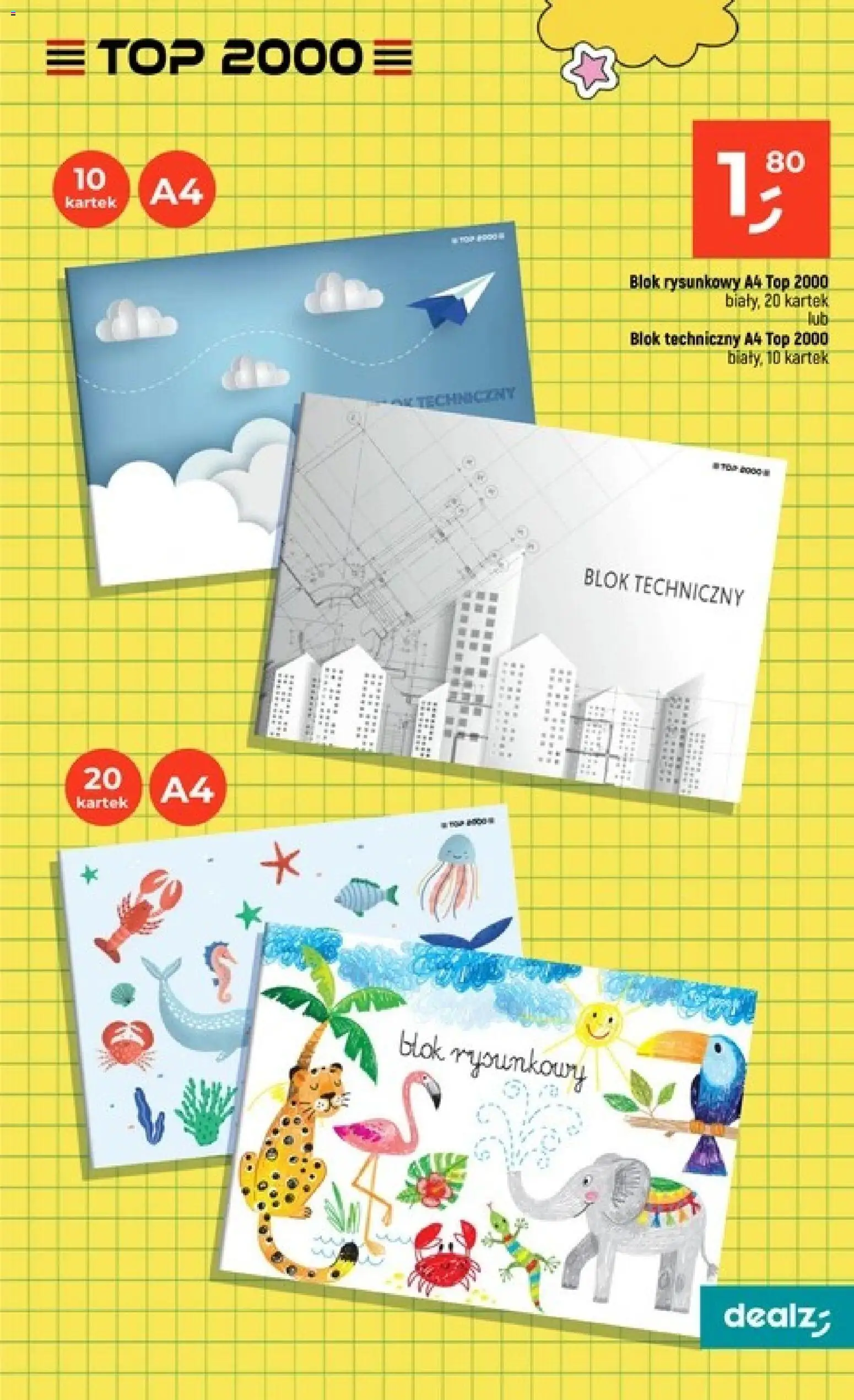 Dealz gazetka - Szkolne Mega Ceny od 06.08.2026 | Strona: 63 | Produkty: Top