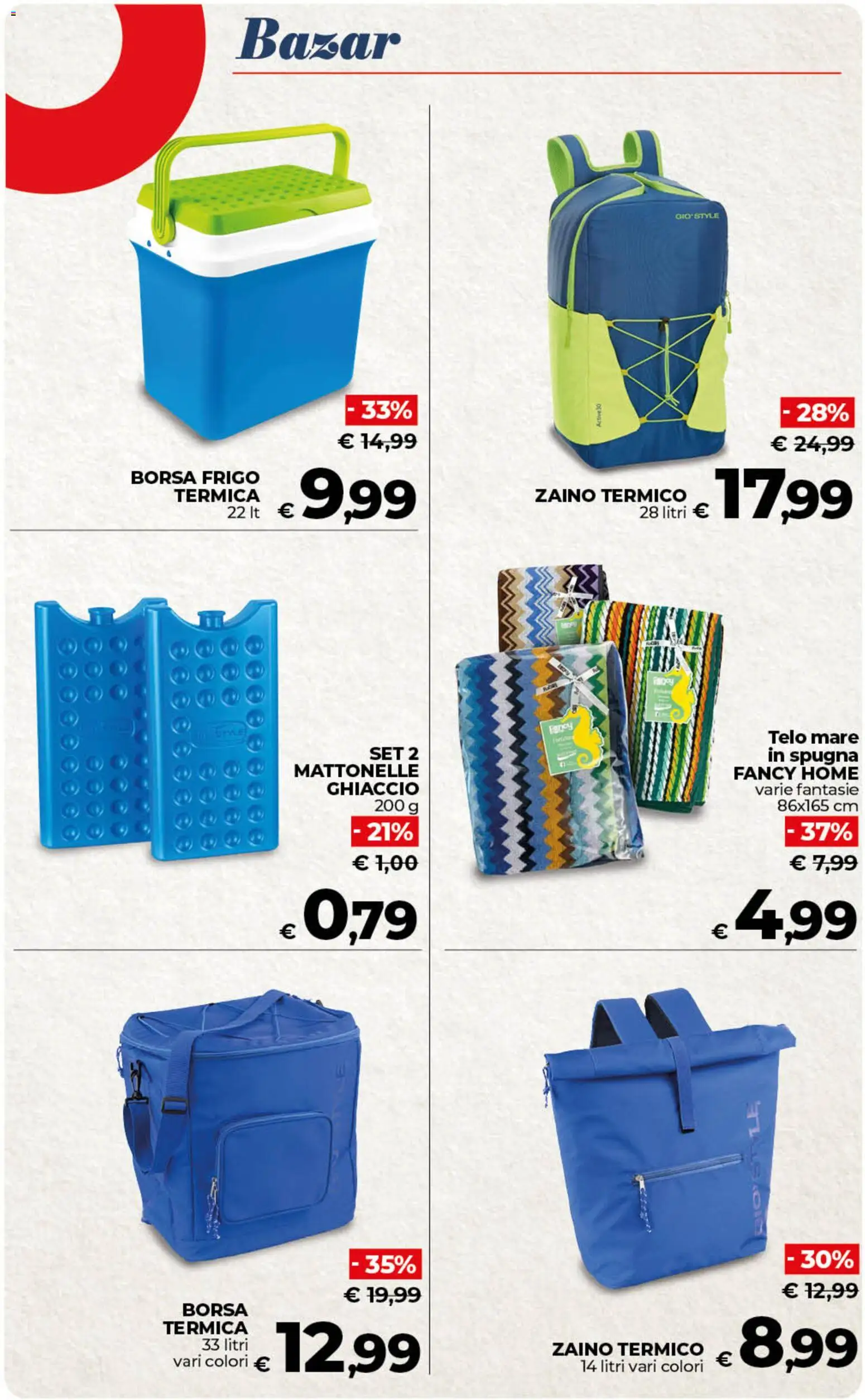 Volantino COOP del 30/06/2026 | Pagina: 48 | Prodotti: Spugna, Zaino, Borsa termica, Borsa