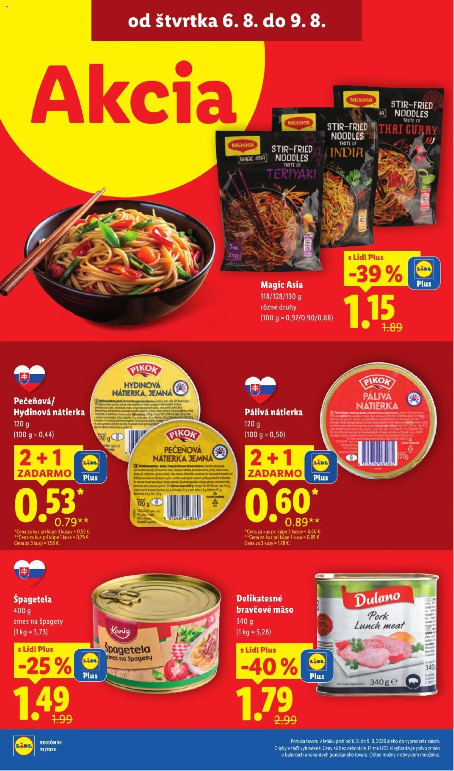 Nové Lidl akcie – leták je platný od 03.08.2026 | Strana: 80