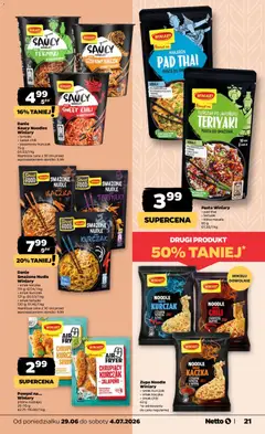 Pogląd oferty "ZUPA NOODLE KURCZAK, Zupa noodle o smaku kurczaka" - ważna od 29.06.2026 | Strona: 21