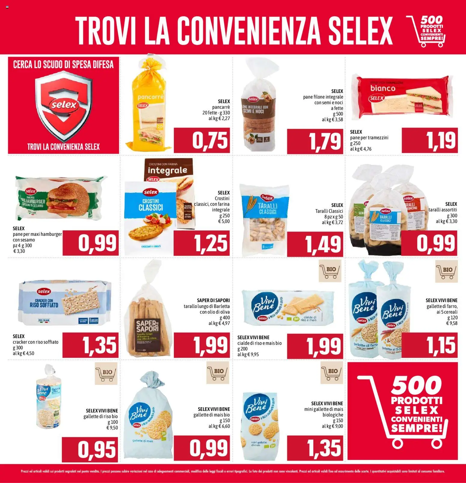 Volantino Emisfero del 01/05/2026 | Pagina: 9 | Prodotti: Pane, Riso, Farina, Crostini