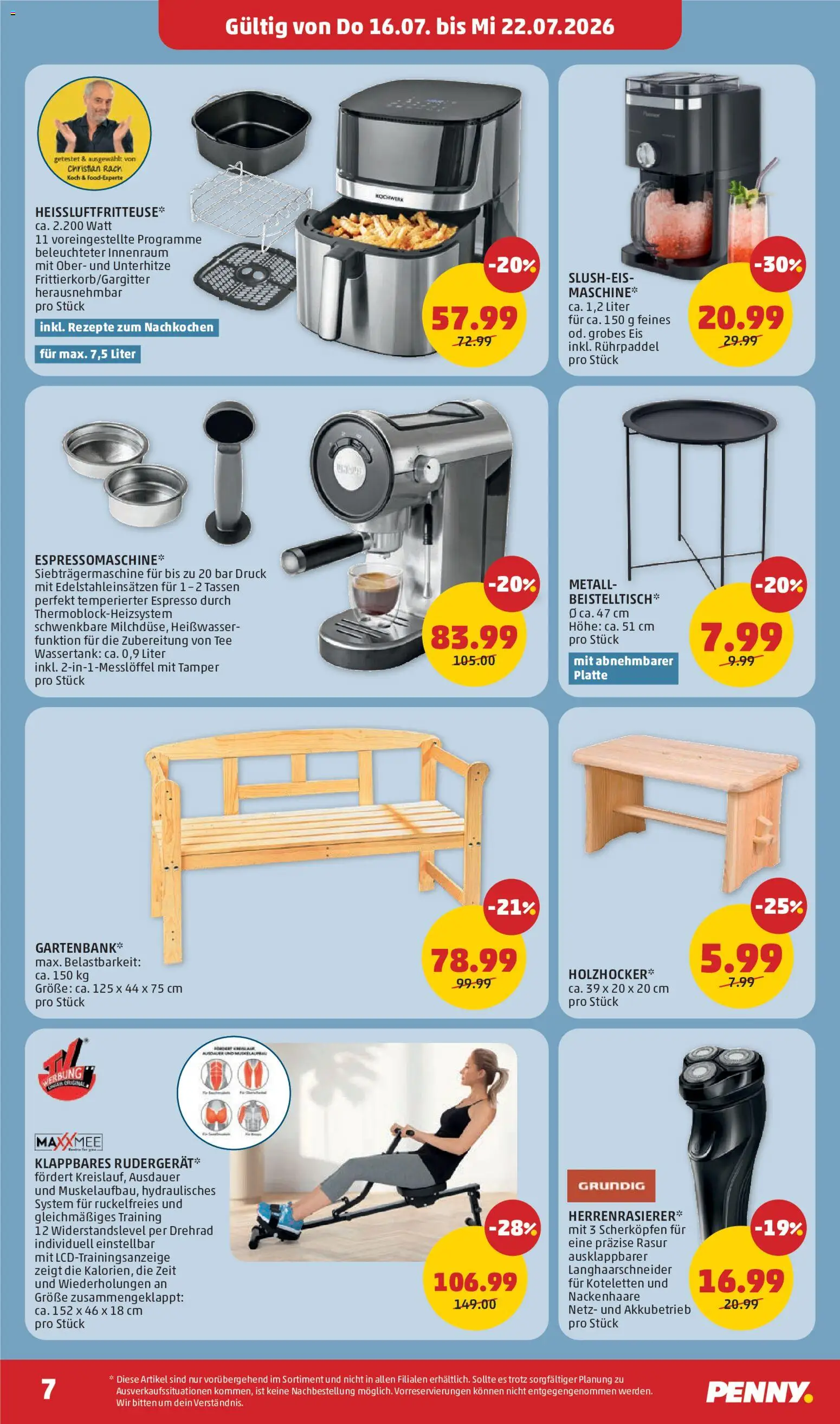 Penny Markt Eröffnung in 3550 Langenlois gültig ab 16.07.2026 | Seite: 7 | Produkte: Eis, Tee