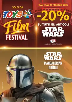Anteprima del volantino Toys Center volantino Star Wars valido a partire dal 12.05.2026