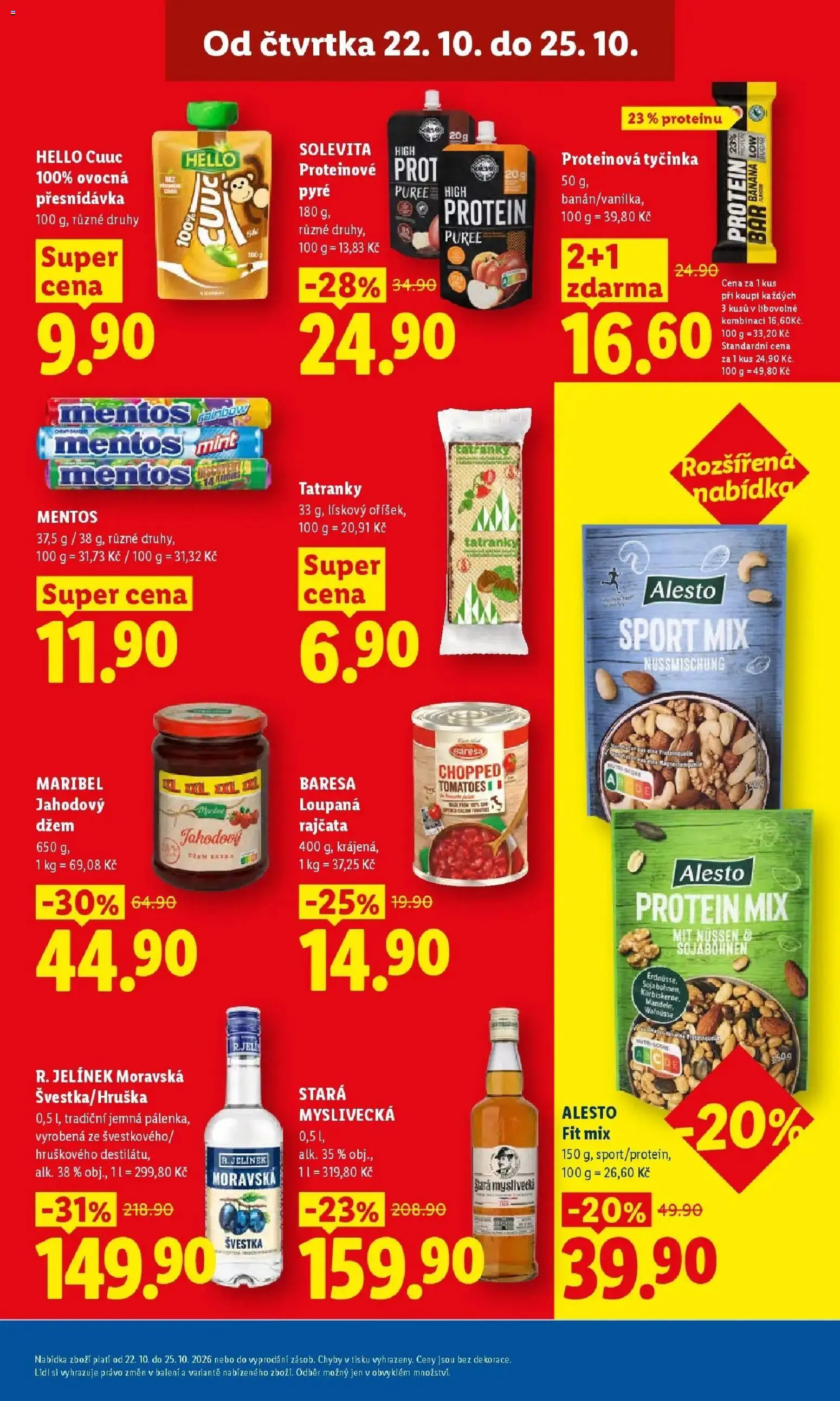 Lidl leták od 22.10.2026 - Nový akční leták | Strana: 30 | Produkty: Džem, Rajčata, Solevita, Jelínek