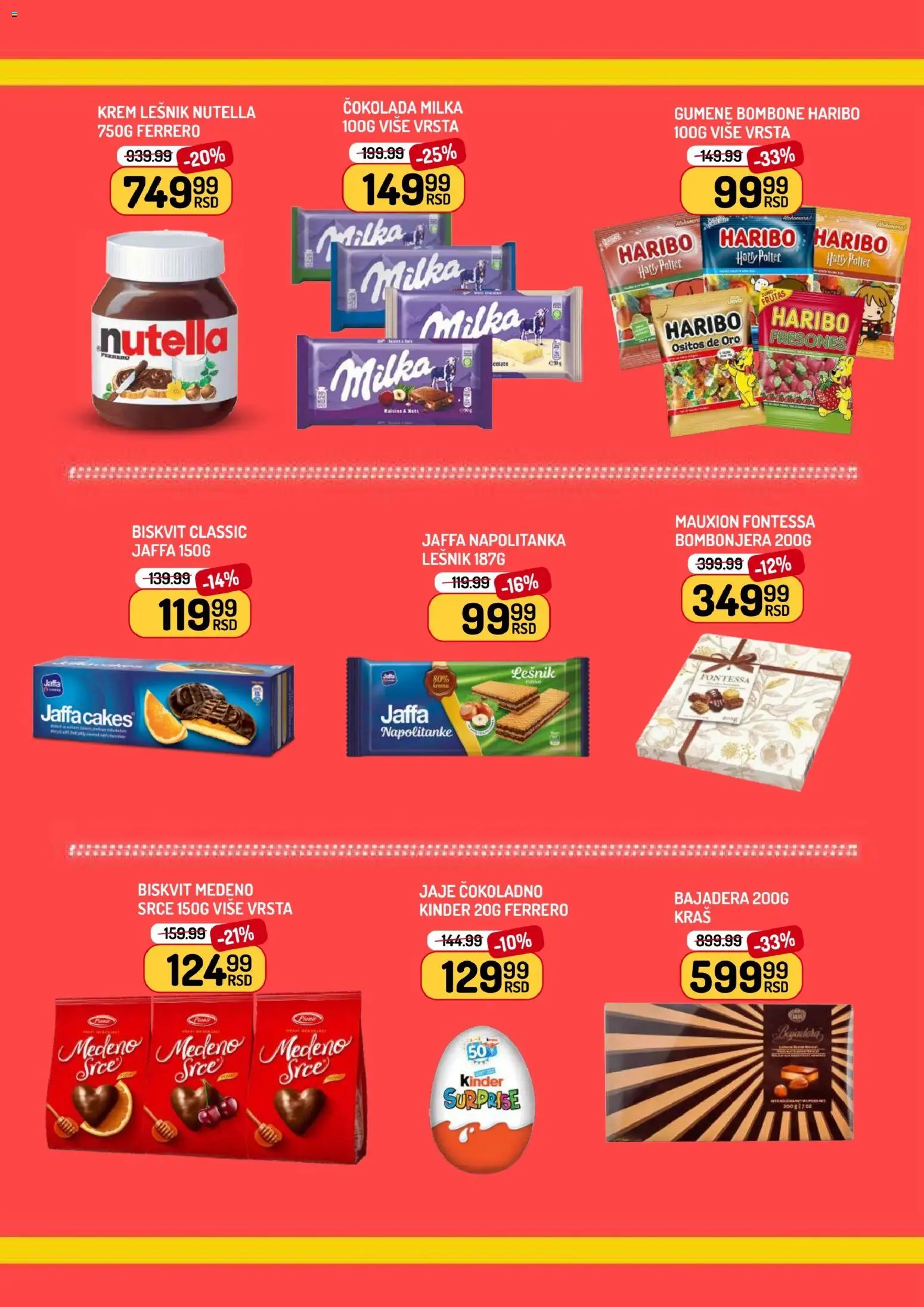 Aman katalog - važi od 06.03.2026 | Strana: 16 | Proizvode: Bombone, Milka, Gumene bombone, Čokolada