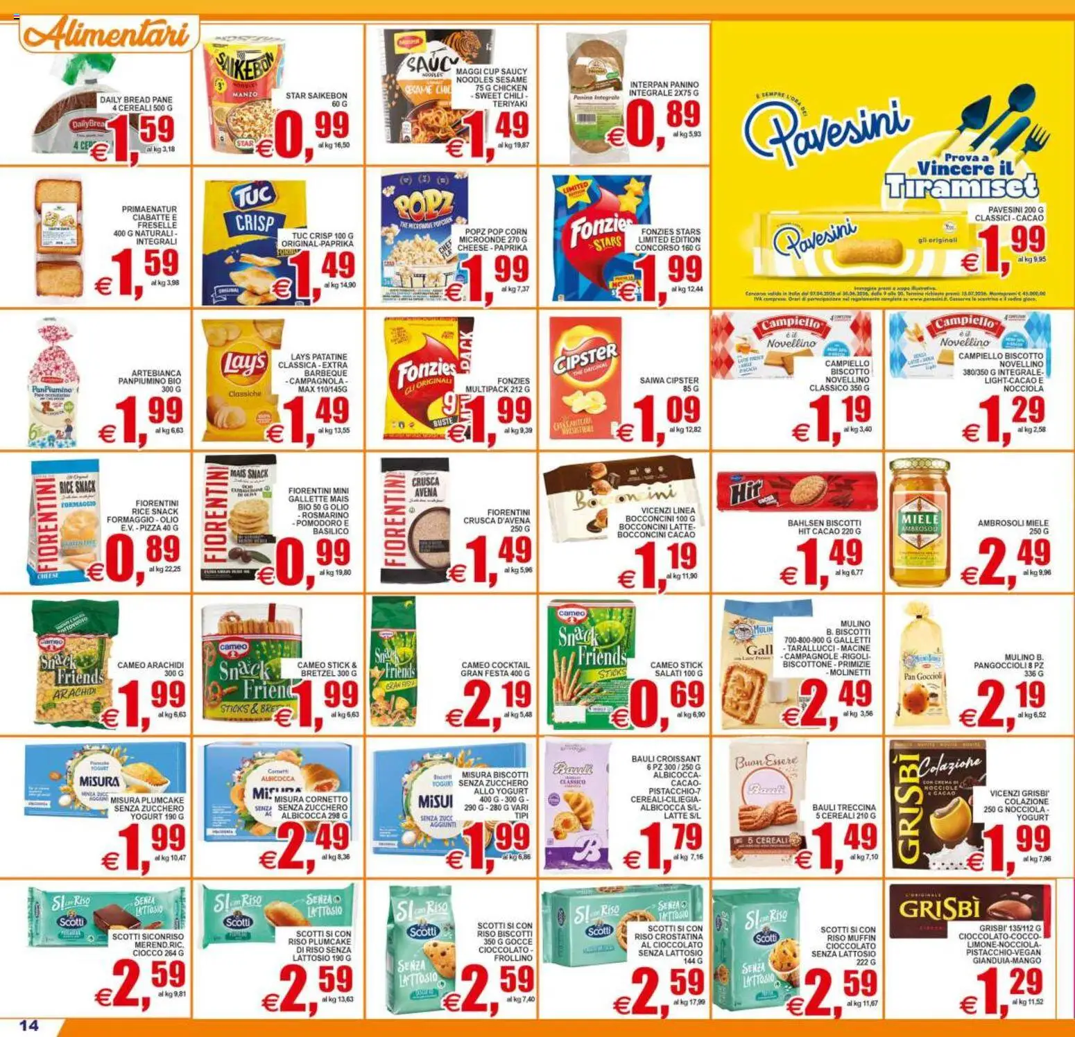 Volantino Pewex del 19/06/2026 | Pagina: 14 | Prodotti: Rosmarino, Microonde, Yogurt, Biscotti