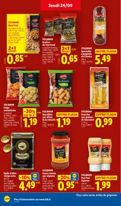 LIDL - Prévisualisation de SOL&MAR Bocaditos aux olives & au romarin, 110 g valide à partir de 24/09/2026 | Page: 24