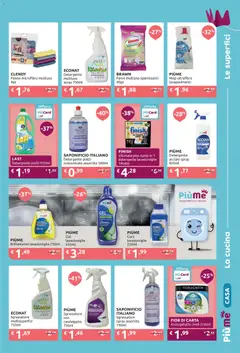 Anteprima del volantino IperSoap volantino valido a partire dal 03/08/2026 | Pagina: 23 | Prodotti: Panno microfibra, Candeggina, Asciugatutto, Lavanda