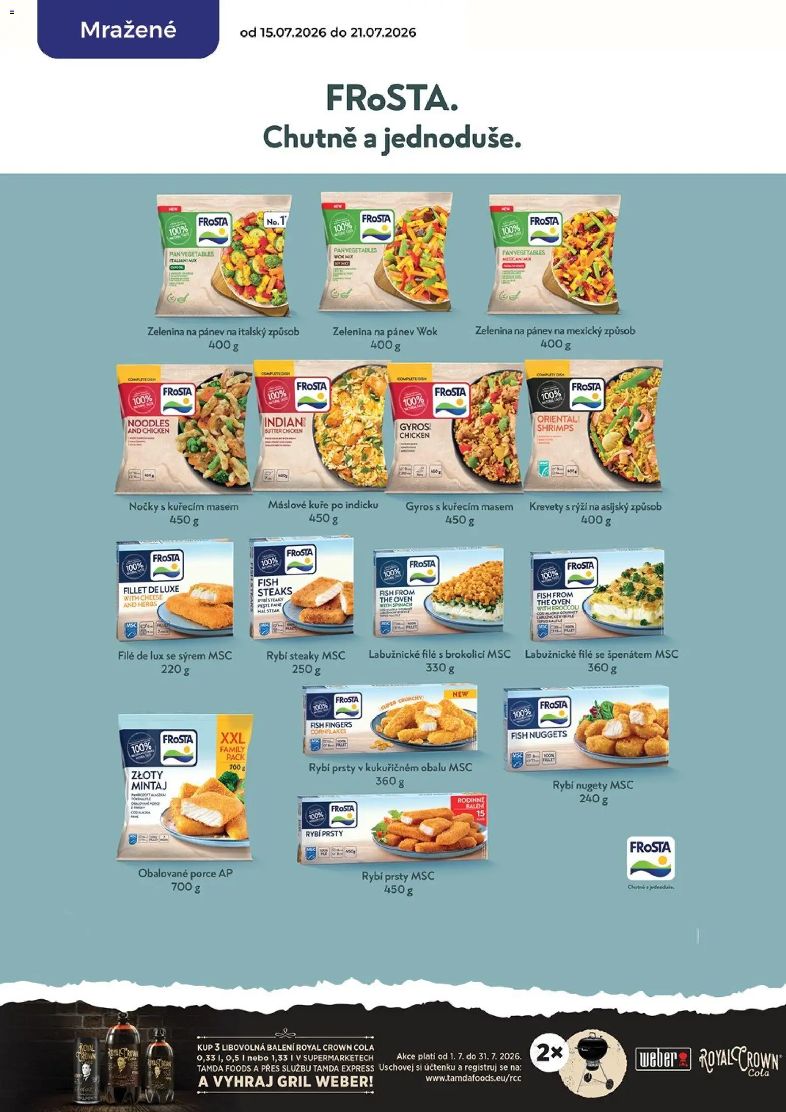 Tamda Foods leták od 15.07.2026 | Strana: 20 | Produkty: Pánev, Royal Crown Cola, Rýži, Rybí prsty