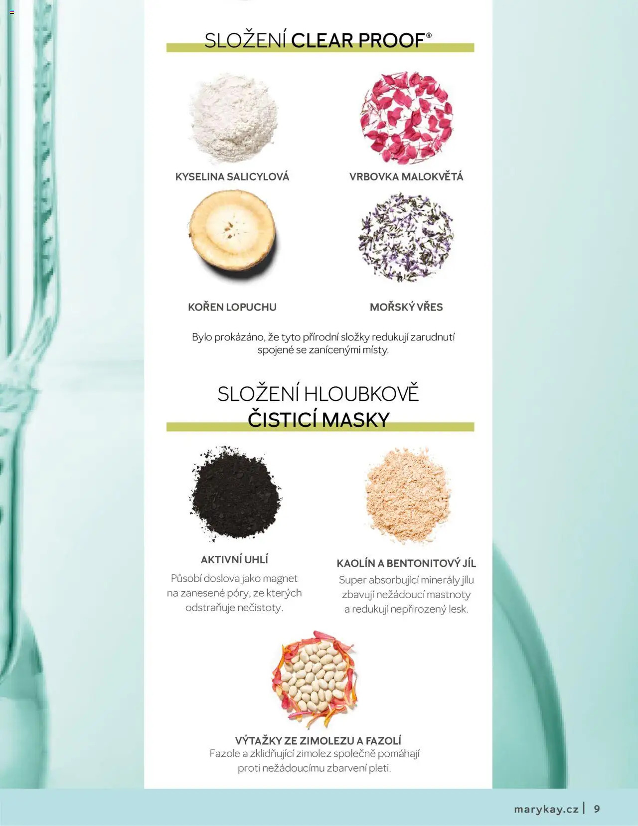 Mary Kay katalog - Clear Proof® Péče o pleť od 16.03.2025 | Strana: 9 | Produkty: Vřes, Minerály, Fazole, Masky
