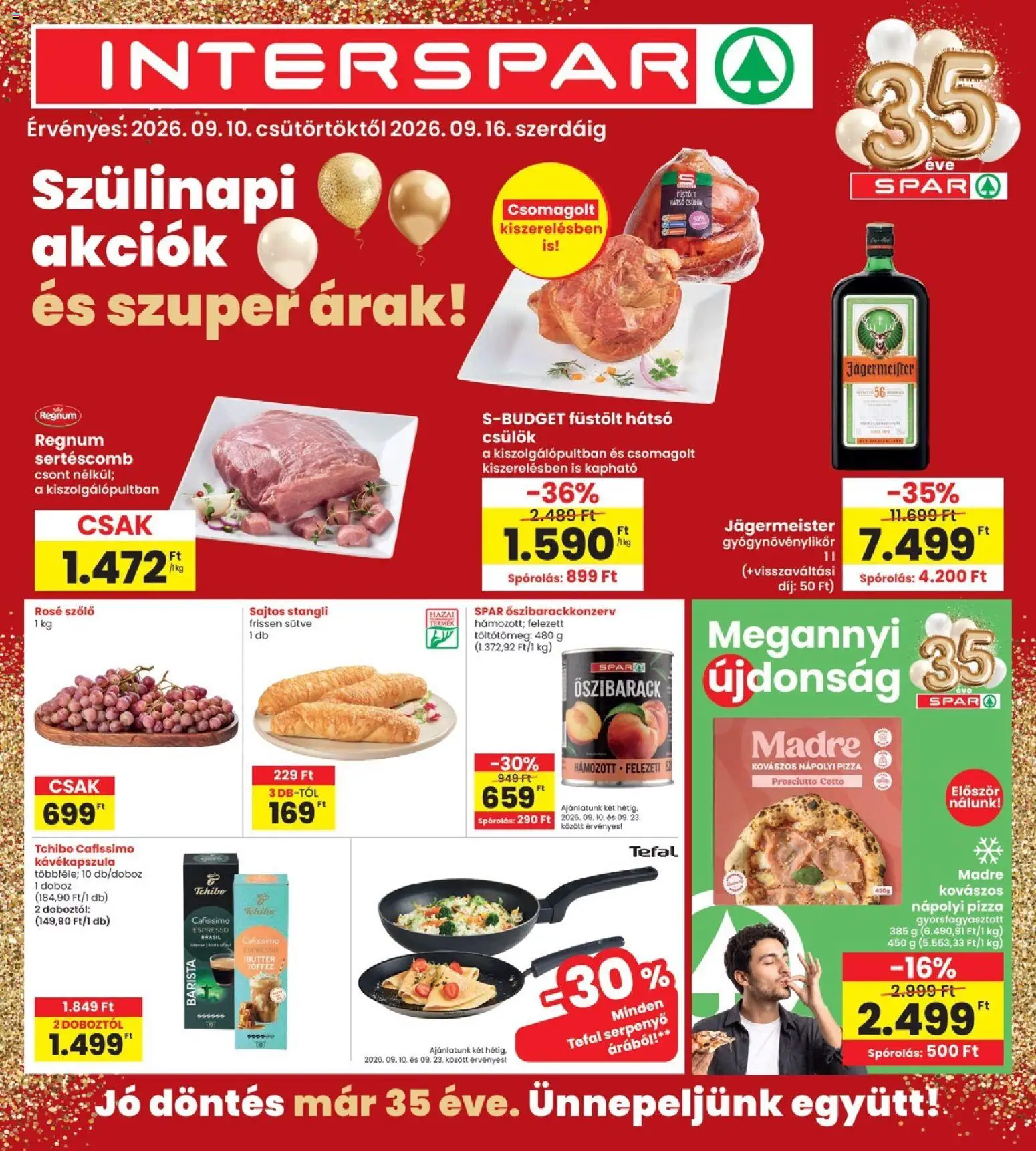 Interspar akciós ujság - amely érvényes a következő dátumtól: 2026.09.10. | Oldal: 1