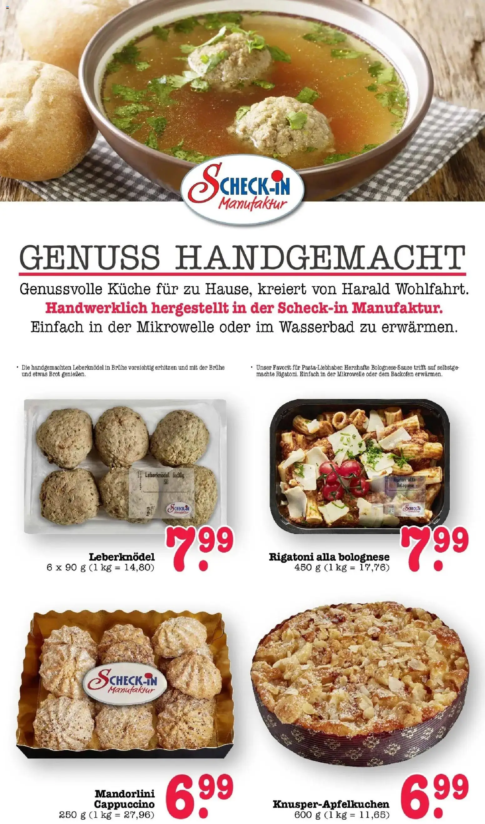 Edeka Prospekt Offenbach (ab 19.10.2026) » Angebote Online | Seite: 14 | Produkte: Leberknödel, Mikrowelle, Brühe, Brot