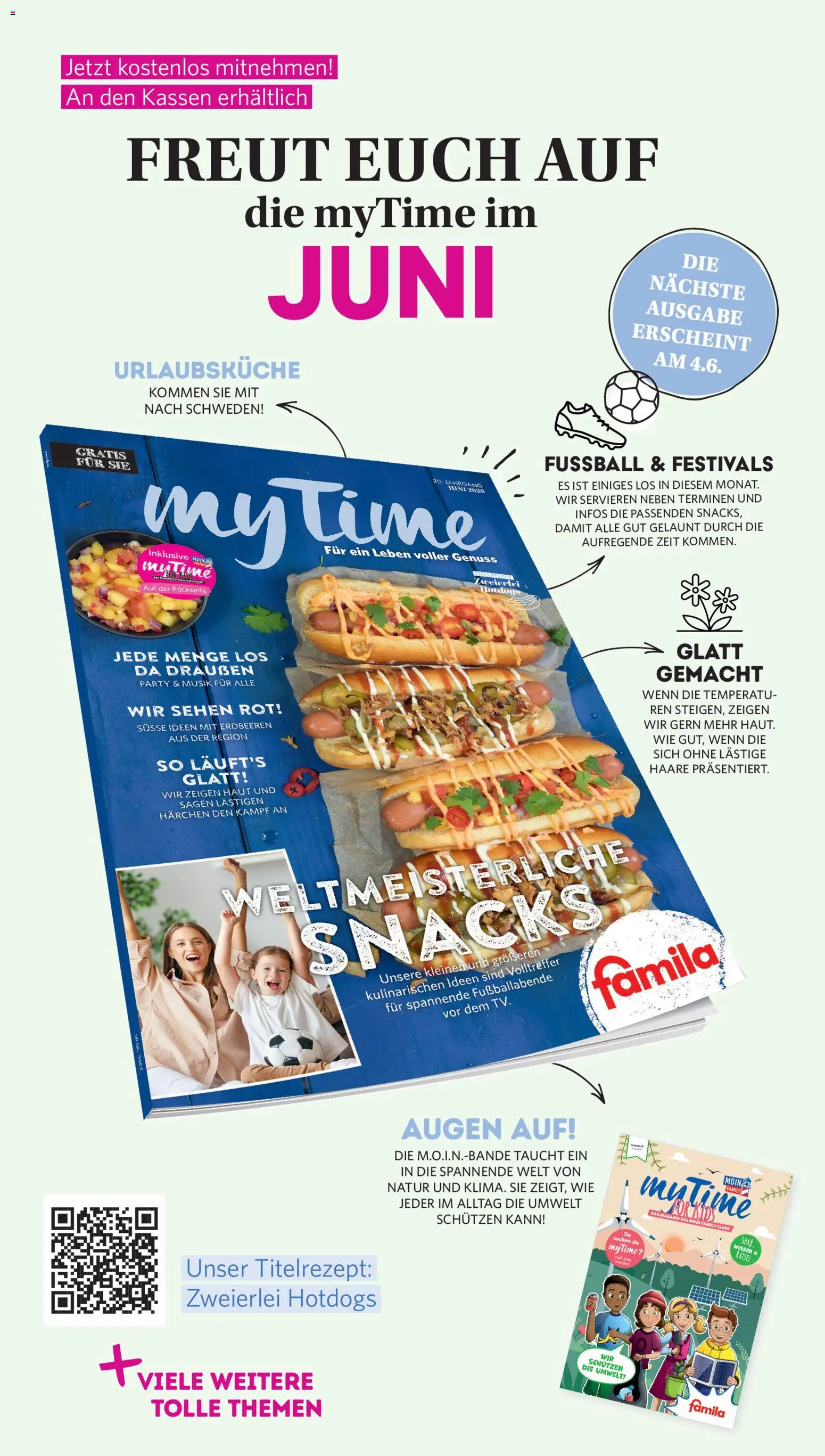 Famila Nordwest Prospekt – gültig ab 01.06.2026 | Seite: 40 | Produkte: Fußball, Erdbeeren, TV