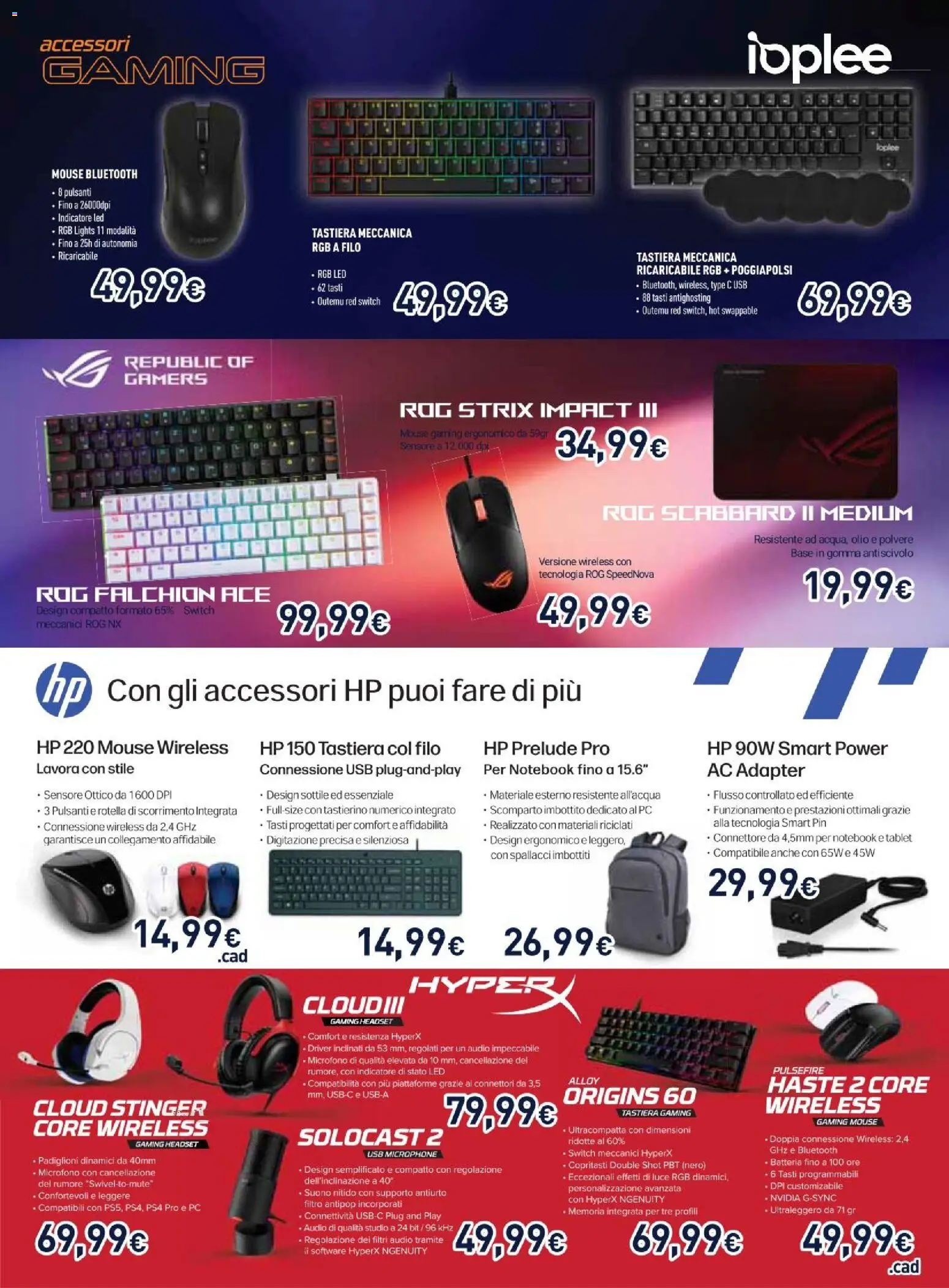 Volantino Unieuro del 10/08/2026 | Pagina: 33 | Prodotti: Audio, Connettore, USB, Batteria