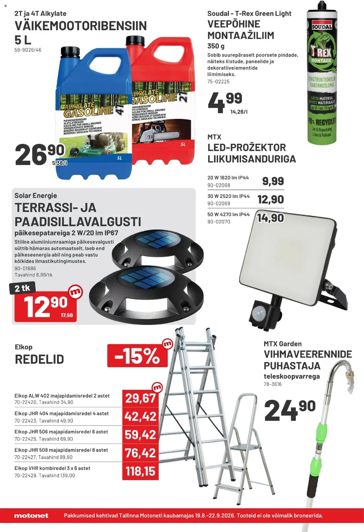 Motonet tarjoukset – voimassa 19/08/2026 alkaen | Sivu: 12
