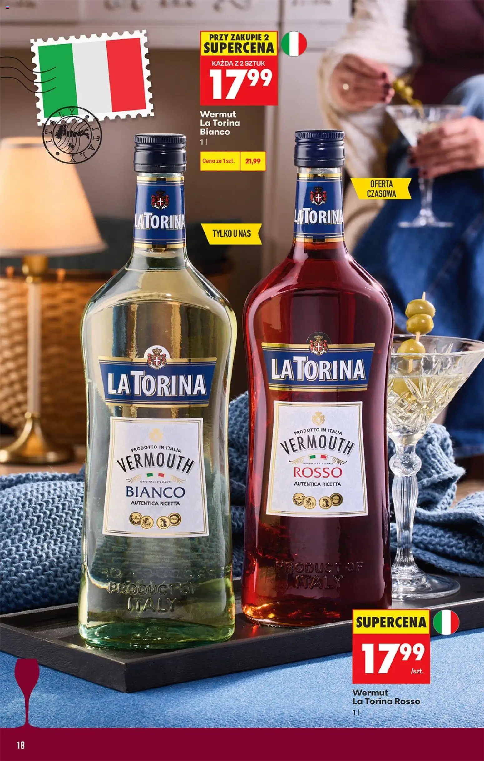 Biedronka gazetka - Czas na toast od 21.09.2026 | Strona: 20 | Produkty: Vermouth, Wermut