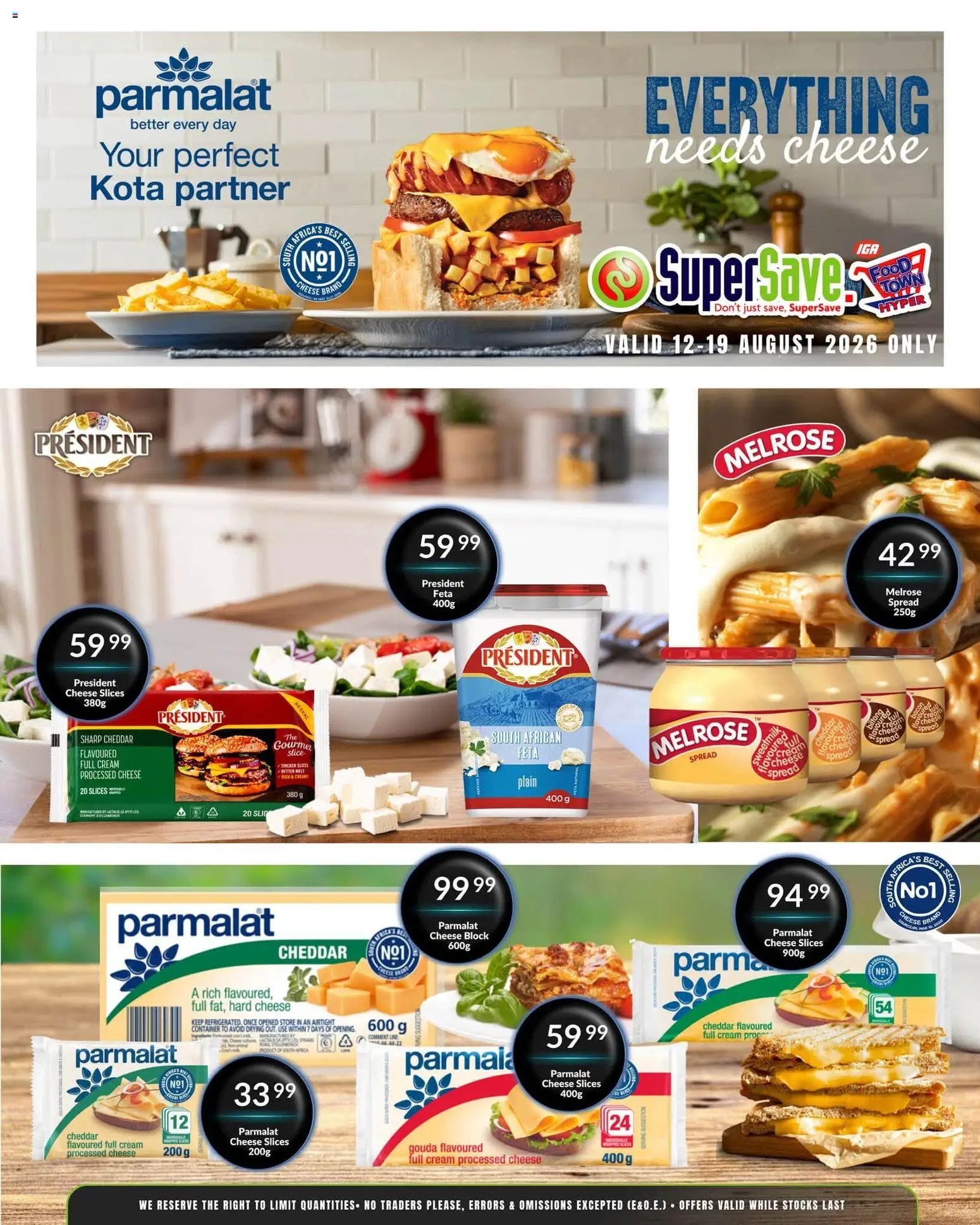 New Super Save catalogue – valid from 12/08/2026 | Page: 4 | Products: Cream cheese, Spread, Cheddar, Cream