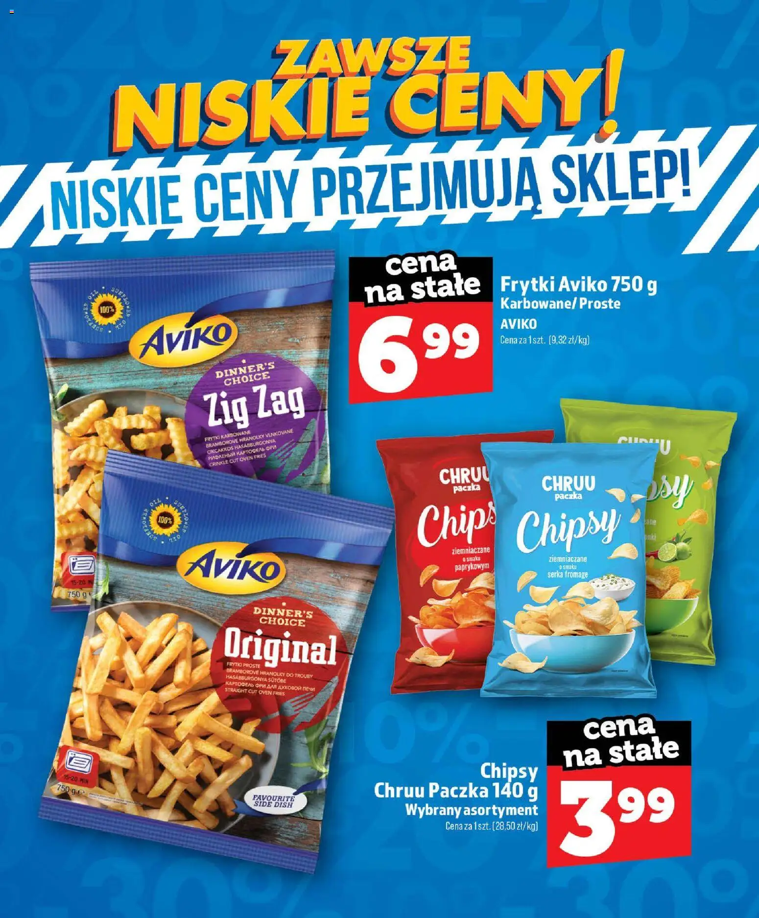 Topaz gazetka - Zawsze Niskie Ceny od 01.07.2026 | Strona: 41 | Produkty: Chipsy, Frytki karbowane, Frytki