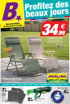 Bazarland - Prévisualisation de Bazarland - Bazarland - Profitez des beaux jours - 12p valide à partir de 29.04.2026