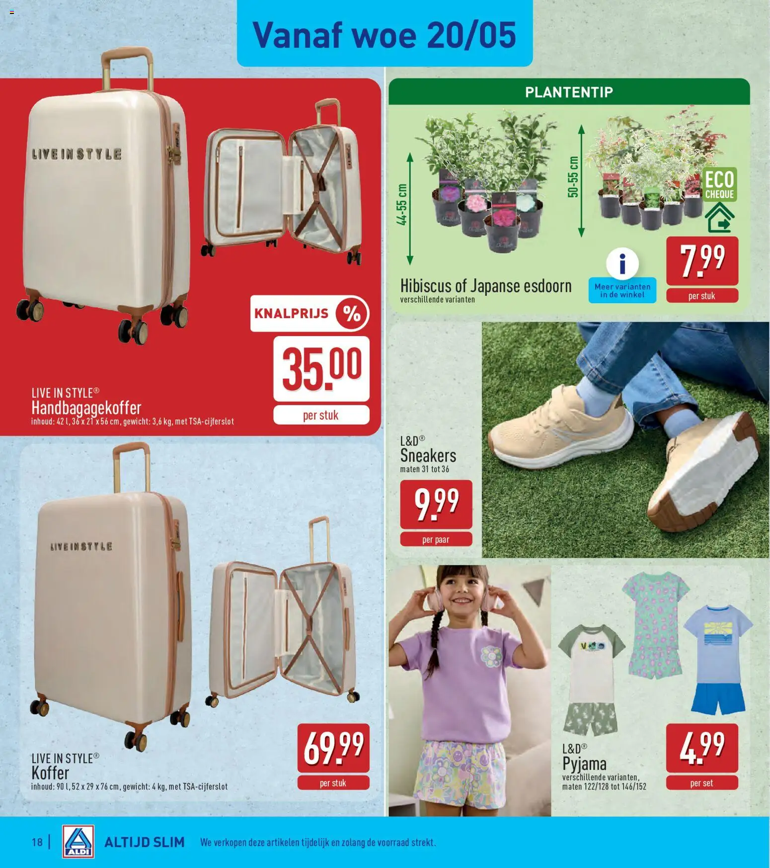 {H1} | Pagina: 18 | Producten: Sneakers, Koffer, Gewicht, Pyjama