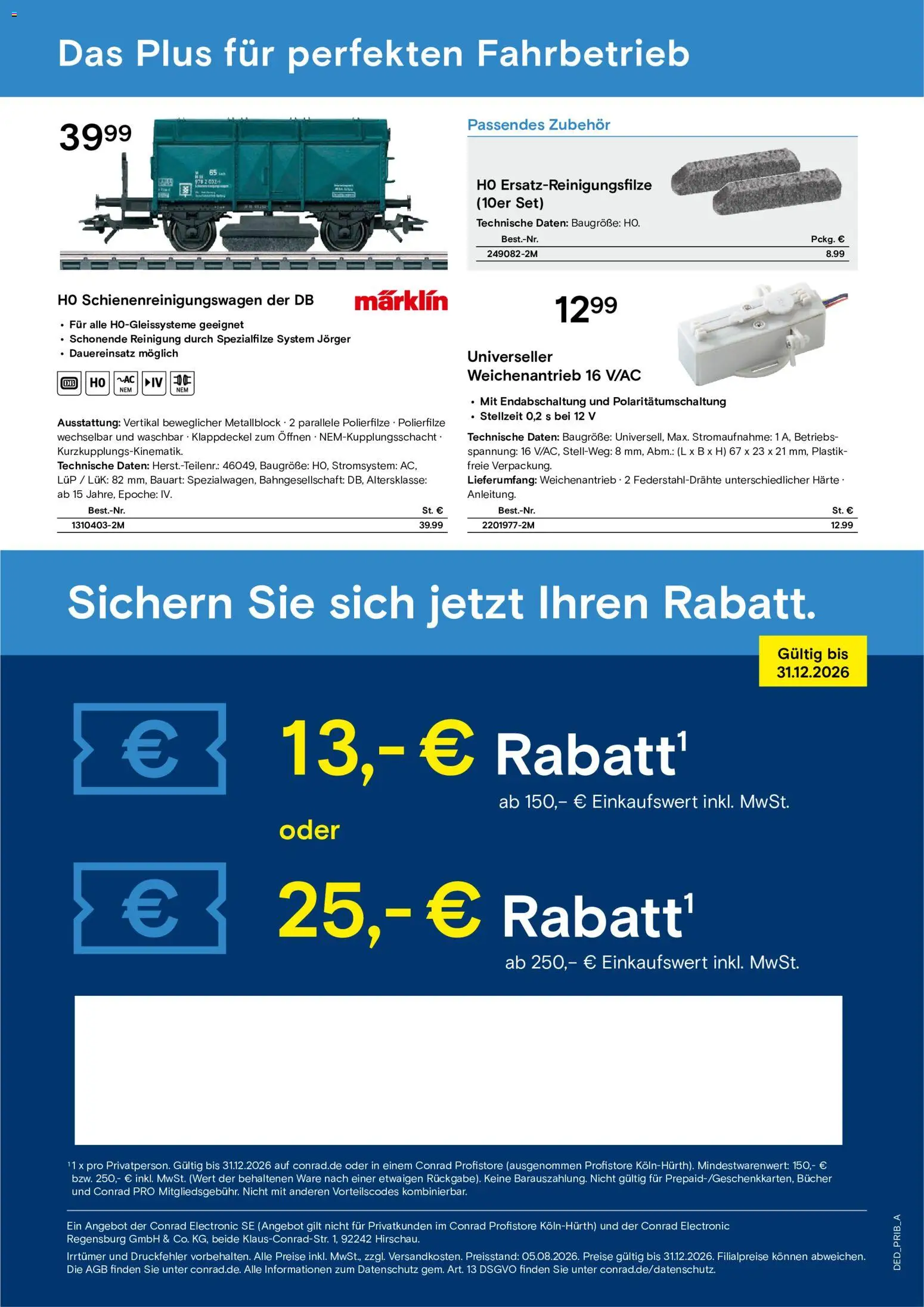 Conrad Modellbahn Katalog – gültig ab 07.09.2026 | Seite: 80