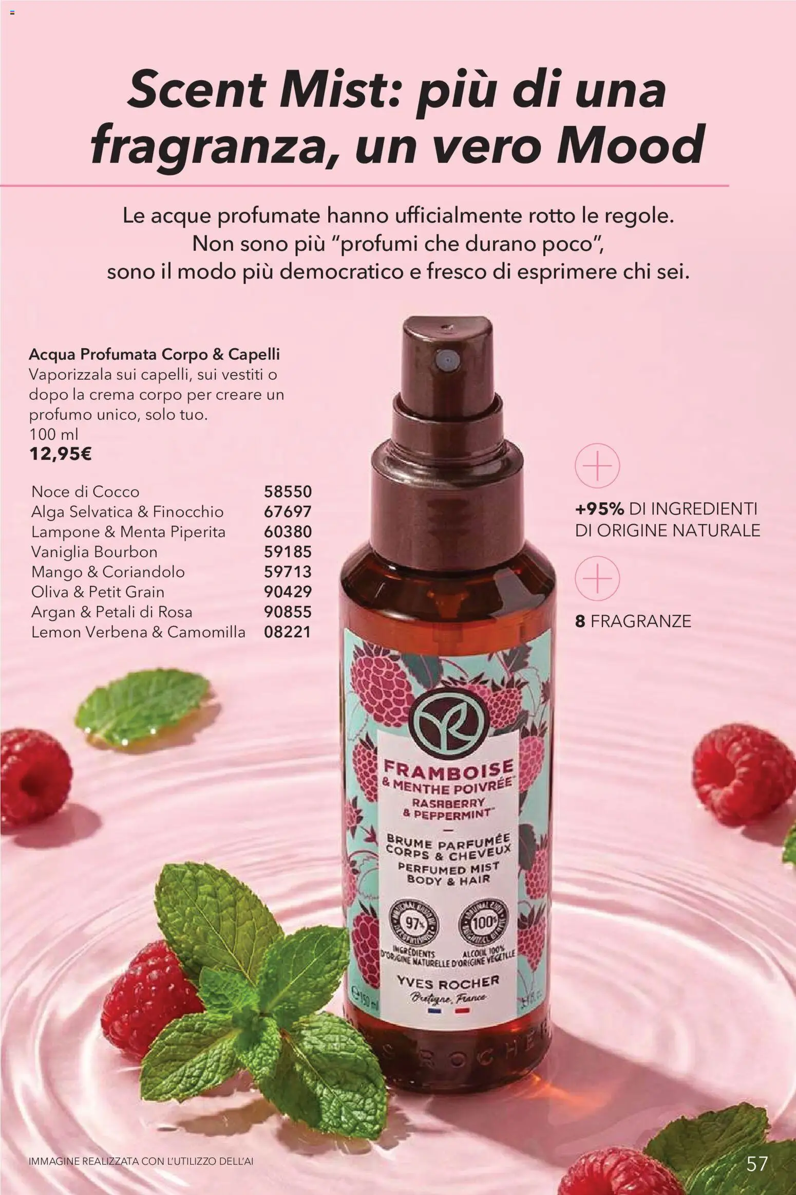 Volantino Yves Rocher del 04.06.2026 | Pagina: 57 | Prodotti: Bourbon, Lampone, Cocco, Profumo