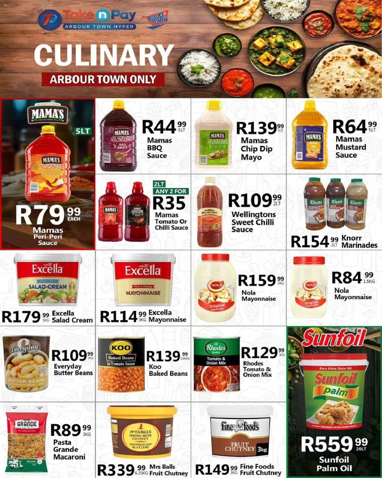 New Take n Pay catalogue – valid from 08.06.2026 | Page: 22 | Products: Tomato sauce, Salad, Mayonnaise, Chilli