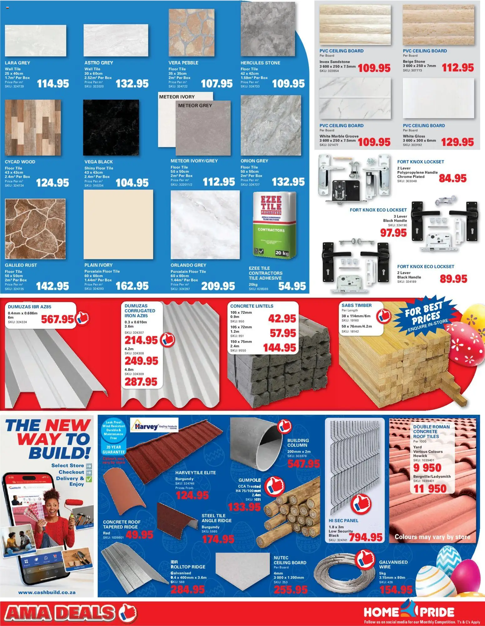 New Cashbuild catalogue – valid from 23.03.2026 | Page: 2 | Products: Gloss, Box, Tiling, Adhesive