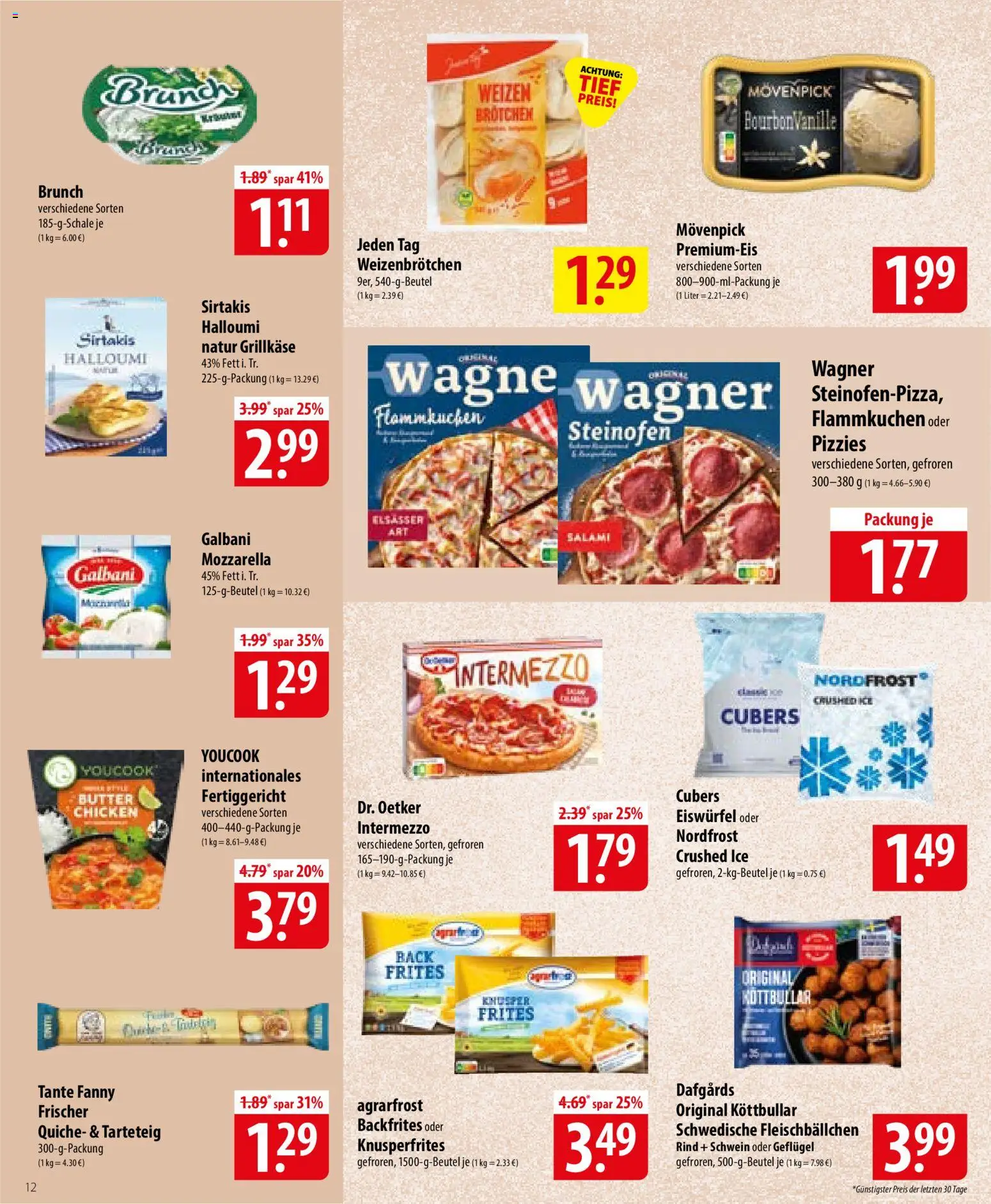 Famila Prospekt – gültig ab 01.06.2026 | Seite: 12 | Produkte: Youcook, Butter, Mozzarella, Bourbon