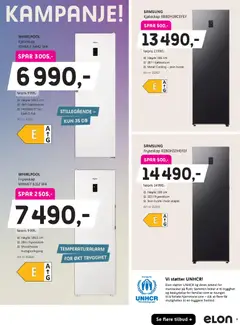 Forhåndsvisning av Elon kundeavis gyldig fra 19/10/2026 | Side: 5 | Produkter: Fisk, Fryseskap, Kjøleskap, Kjøtt