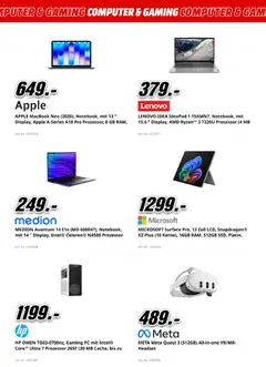 Media Markt aktionen ab 09.08.2026 gültig | Seite: 7 | Produkte: Headset, Computer, Macbook, Lenovo