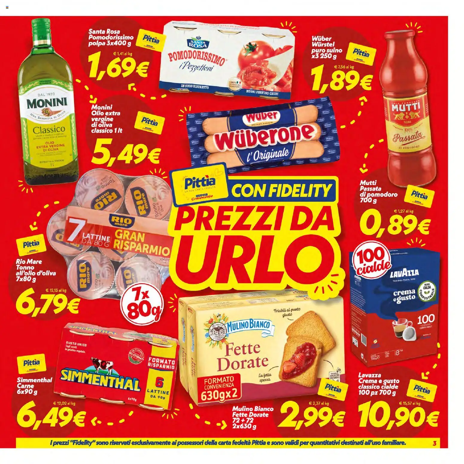 Volantino SuperConveniente del 09/07/2026 | Pagina: 3 | Prodotti: Crema, Olio, Tonno, Mutti