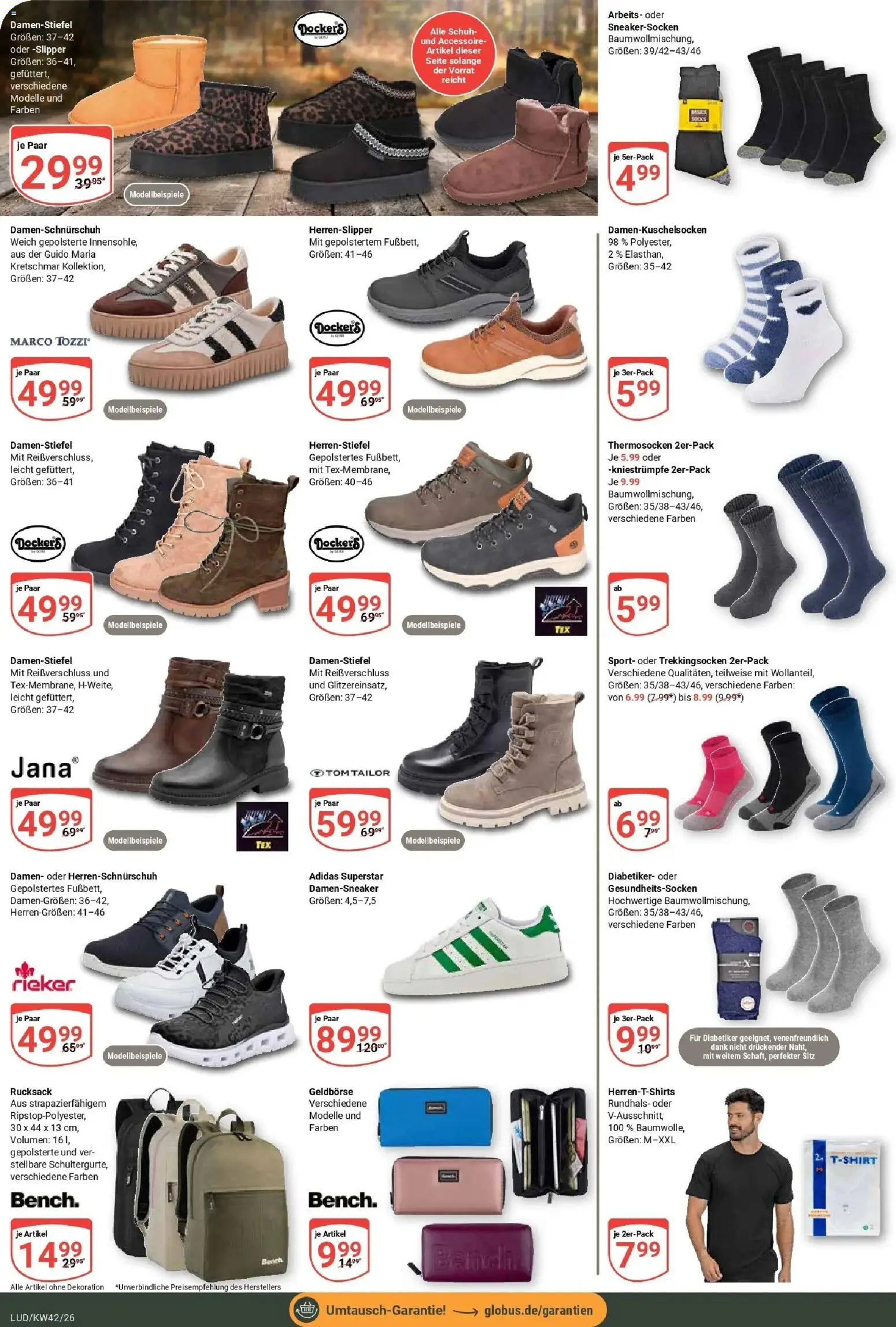 Globus Prospekt Ludwigshafen-Oggersheim (ab 12.10.2026) » Angebote online | Seite: 25 | Produkte: Kniestrümpfe, Rucksack